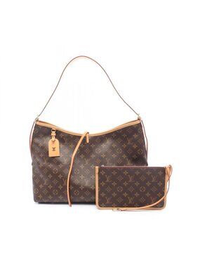 Louis Vuitton Shoulder Bag NM MM Canvas Leather Carrier